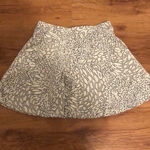 Jacquard topshop mini skirt